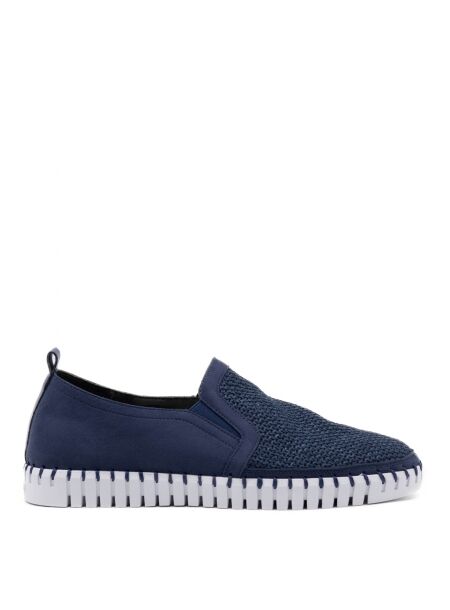 Ilse jacobsen Heren slip-on rubberzolen blauw