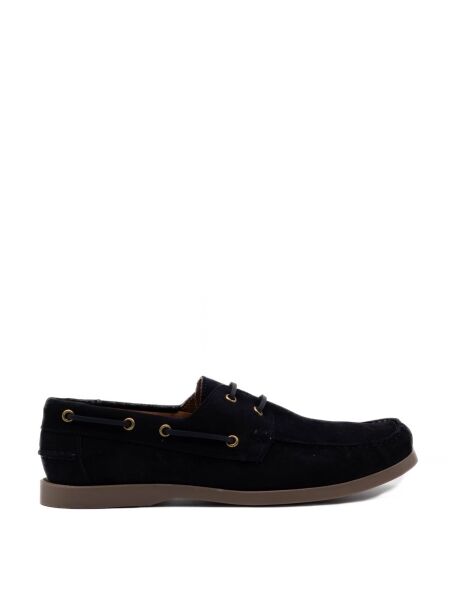 Belang Heren mocassins blauw suede