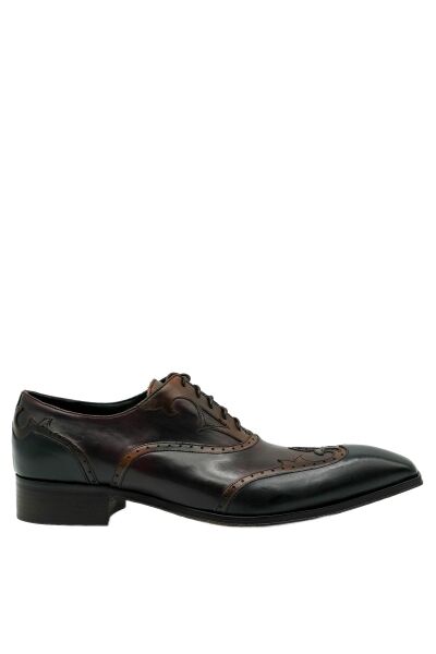 Jo Ghost heren veterschoenen blauw bruin
