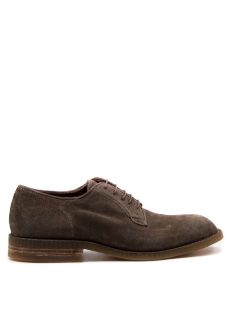 Lemargo Heren veterschoenen grijs suede