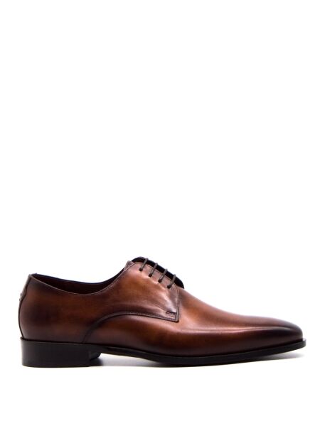 Greve Heren veterschoenen cognac