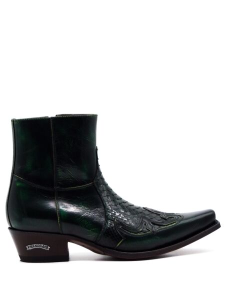 Sendra boots Heren enkellaarzen groen