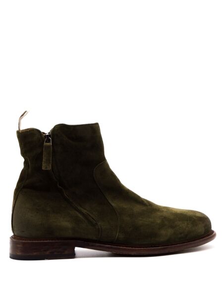 Cordwainer Heren enkelboots groen suede