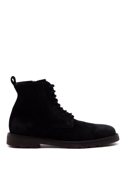 Rossano bisconti Heren veterboots zwart suede