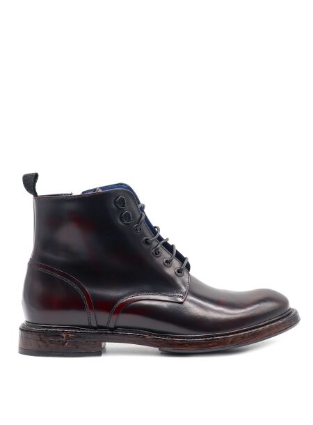 Conhpol Heren veterboots bordeaux rood