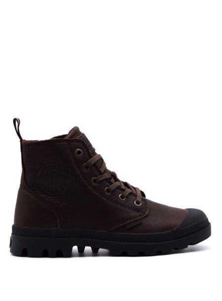 Palladium Heren veterboots donker bruin