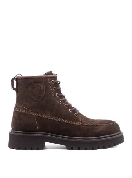 Blauer Heren veterboots bruin suede