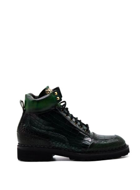 Harris Heren veterboots groen