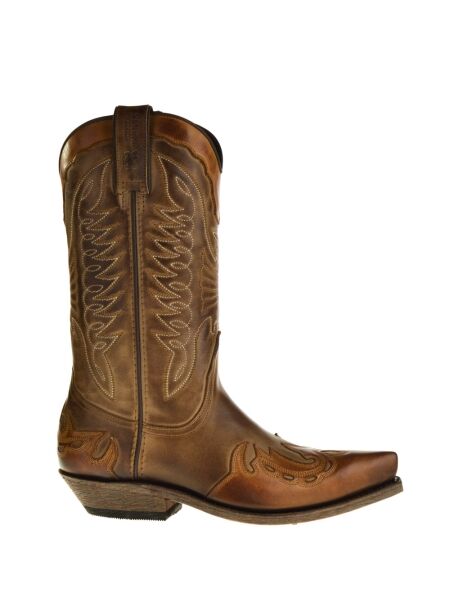 Sancho abarca boots Heren cowboylaarzen cognac