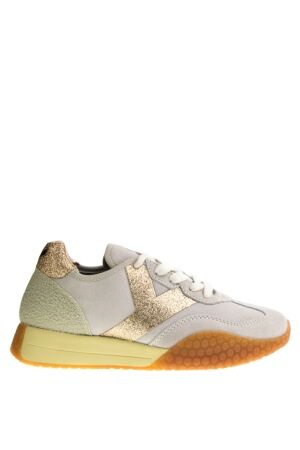 Keh-Noo dames sneakers wit goud