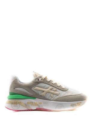 Premiata dames sneakers beige combi