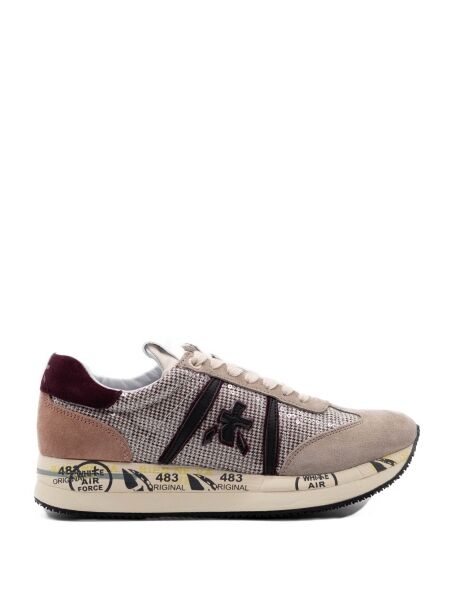 Premiata Dames sneakers beige combi