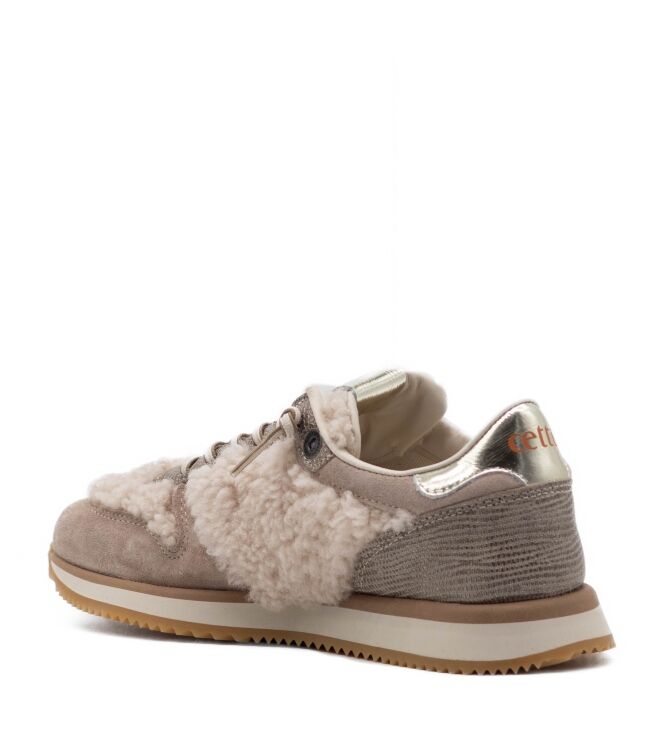 Cetti Cetti dames sneakers beige combi Yeti Off White Cetti Dames Sneakers in Beige online kopen