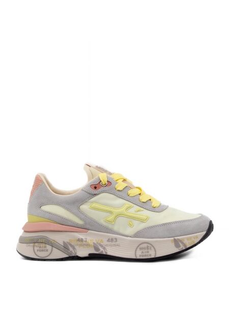 Premiata Dames sneakers rubberzolen geel