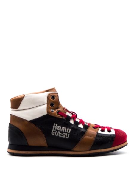 Kamo gutsu Dames sneakers zwart rood