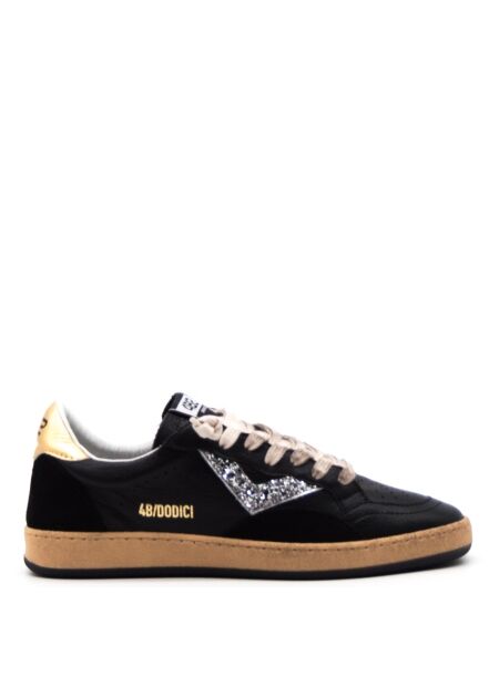 4b12 sneakers Dames sneakers zwart goud