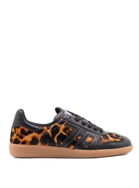 Back 70 Dames sneakers zwart leopard