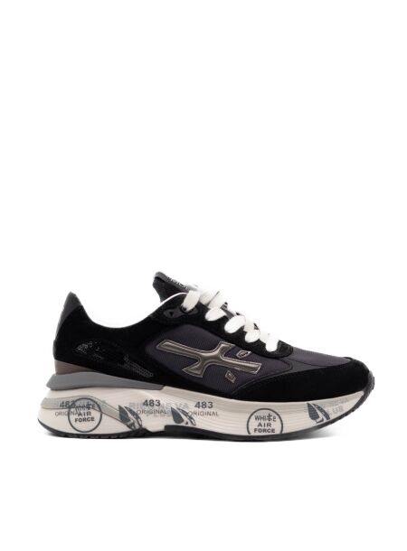 Premiata Dames sneakers rubberzool zwart