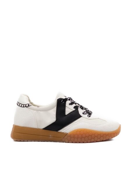 Keh-noo Dames sneakers rubberzolen wit