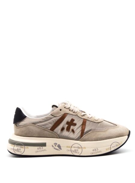 Premiata  Dames sneakers zilver beige