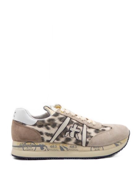 Premiata  Dames sneakers grijs leopard