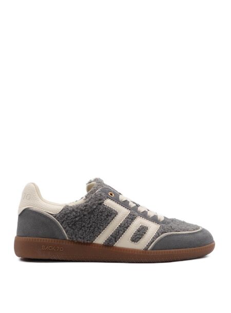 Back 70 Dames sneakers grijs teddy suede