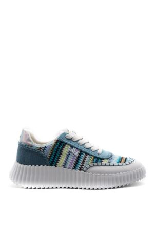 La Strada dames sneakers blauw multi