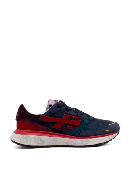 Premiata Dames sneakers blauw combi