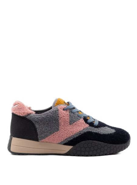 Keh-noo Dames sneakers blauw grijs combi