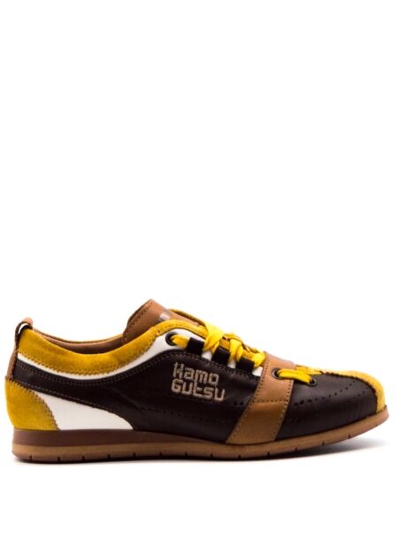 Kamo gutsu Dames sneakers bruin geel