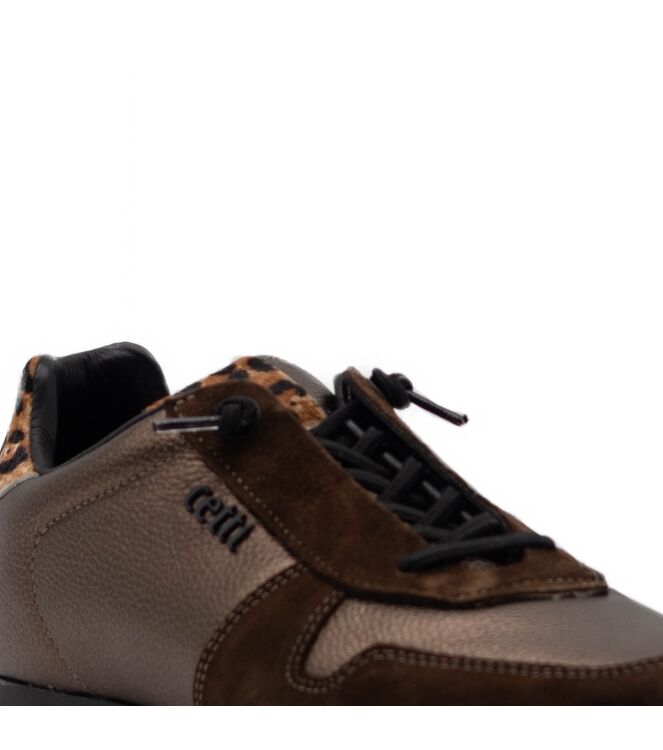 Cetti Cetti dames sneakers bronze combi Ante Metal Bronce Cetti Dames Sneakers in Bronze Combi online kopen