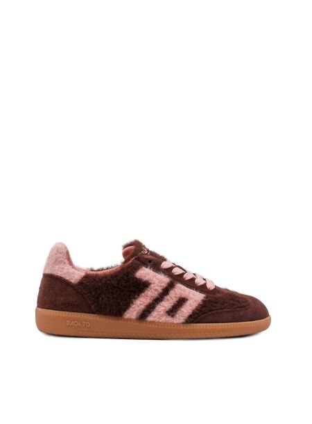 Back 70 Dames sneakers bruin roze