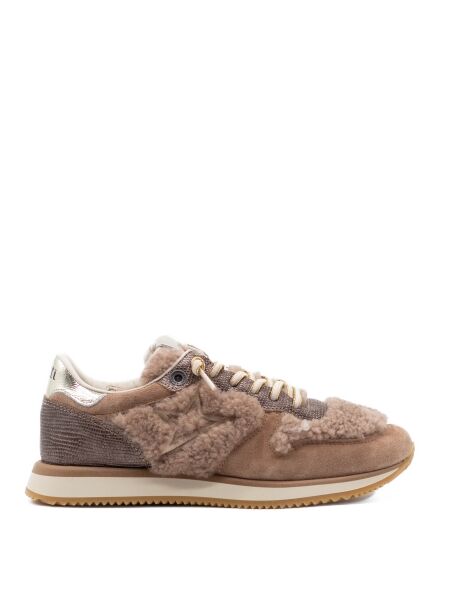 Cetti Dames sneakers naturel combi