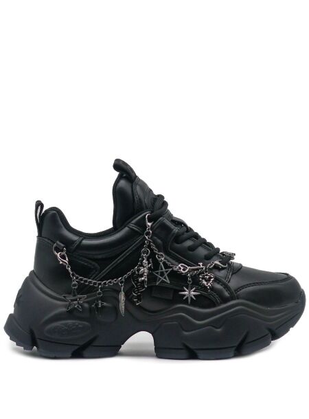Buffalo Dames sneakers zwart vegan