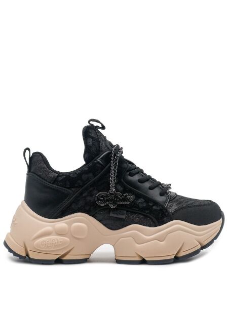 Buffalo Dames sneakers zwart vegan