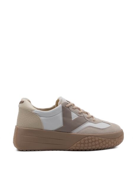 Keh-noo Dames sneakers plateau naturel c