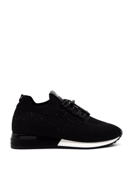 La strada Dames sneakers zwart stones