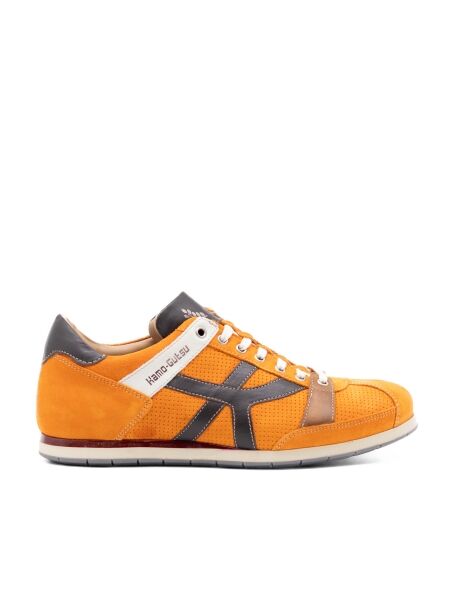 Kamo gutsu Heren sneaker rubberzool oranje