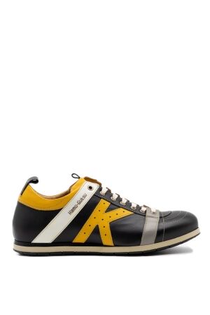 Kamo Gutsu heren sneakers zwart geel