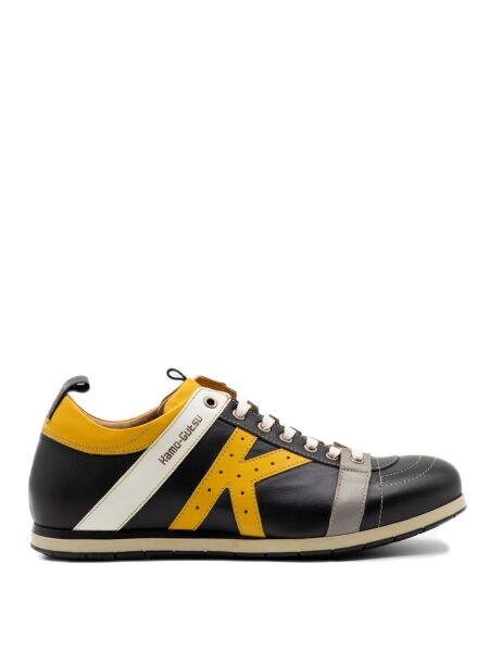 Kamo gutsu Heren sneakers zwart geel