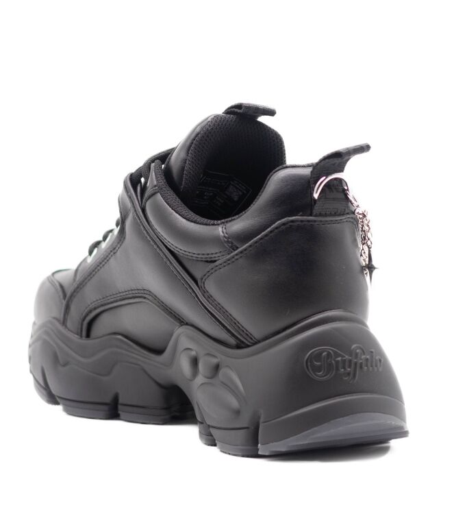 Buffalo Buffalo heren sneakers zwart vegan Black Vegan Buffalo Heren Sneakers in Zwart online kopen