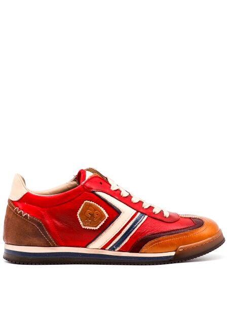 Kamo gutsu Heren sneakers rood cognac