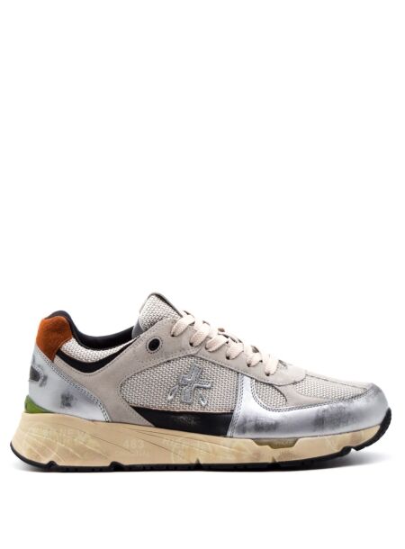 Premiata Heren sneakers zilver combi