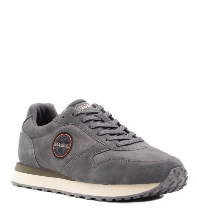 Napapijri Napapijri heren sneaker groen grijs Grey Green Napapijri Heren Sneakers in Grijs online kopen