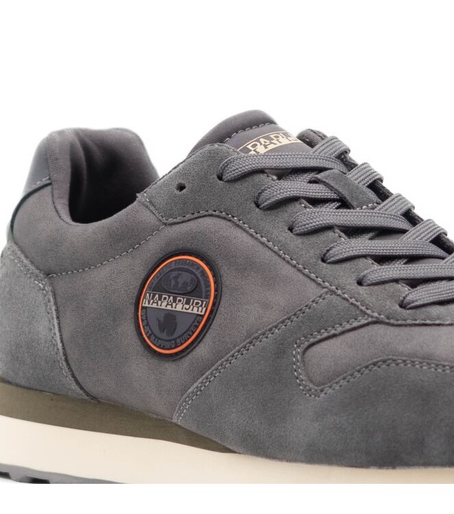 Napapijri Napapijri heren sneaker groen grijs Grey Green Napapijri Heren Sneakers in Grijs online kopen