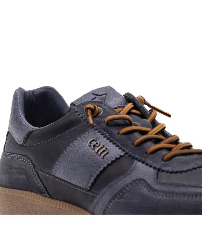 Cetti Cetti heren sneakers grijs combi Used Tin Antracita Cetti Heren Sneakers in Blauw online kopen