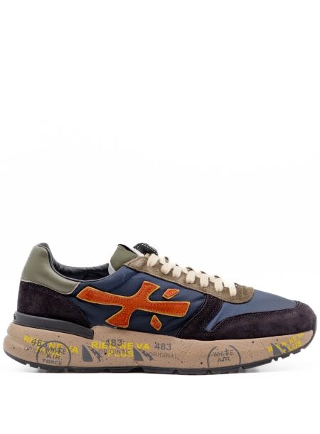 Premiata  Heren sneakers blauw groen