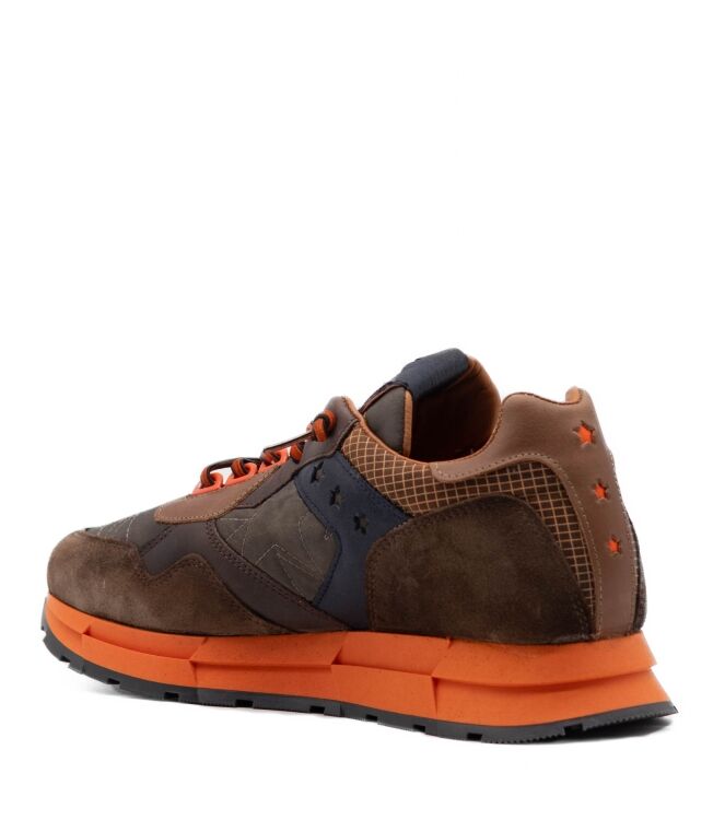 Cetti Cetti heren sneakers bruin Ante Star Oxido Cetti Heren Sneakers in Bruin Combi online kopen