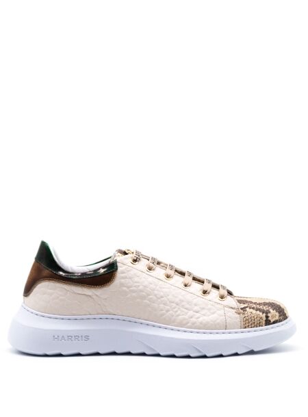 Harris Heren sneakers naturel wit comb