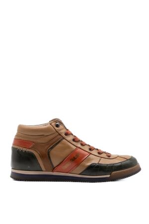 Kamo Gutsu heren sneakers camel groen